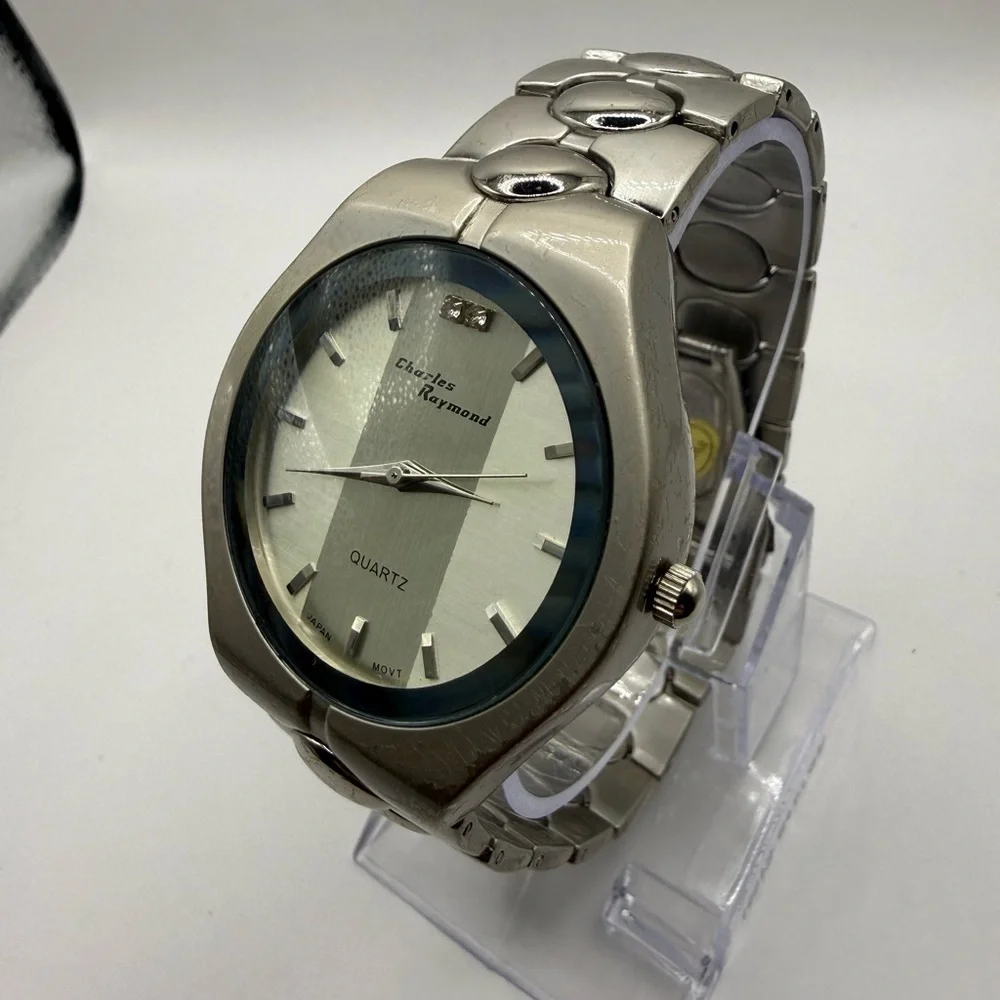 Mens Charles Raymond Silver Gradient Sector Prizm Prism Integrated (New Battery)